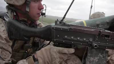 Marines Provide Fire Support for Afghani Security Forces, February 2013 AFG