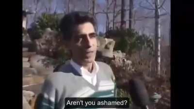 Journalist turned into fighter.