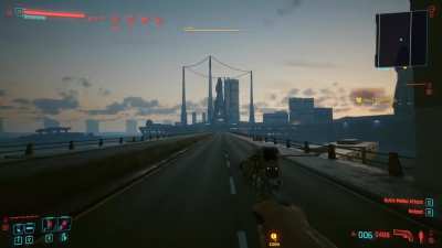 Found this launching rocket in Cyberpunk 2077