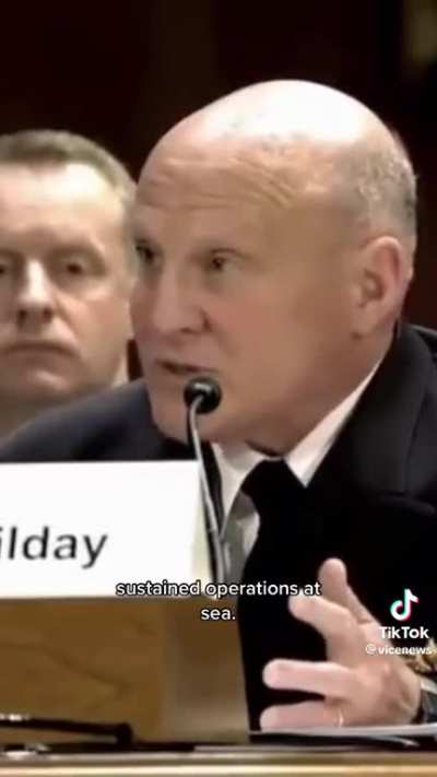 Admiral shuts down GOP senator questioning non-binary soldiers commitment to their position