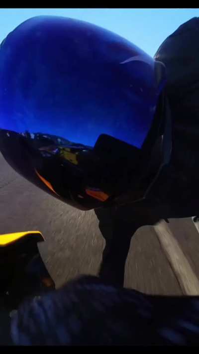 Motorcycle selfie