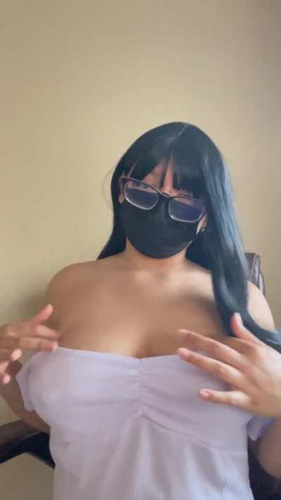All I want is to bounce my tits on your cock