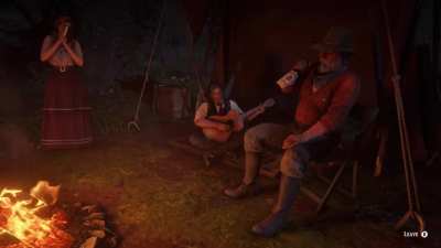 Cuando estas jugando Red Dead Redemption 2 y de repente empiezan a cantar una canci&oacute;n que conoces, porque como buen mexicano, casi casi naciste cant&aacute;ndola.