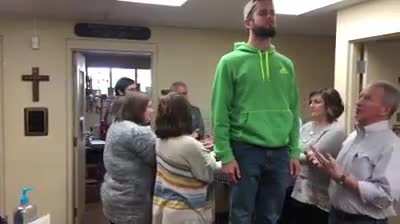 To do a trust fall