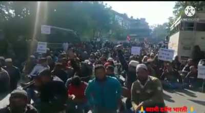 Dehradun, India. 2nd Jan 2022 - "We are not here for "dharna" ( protest ), we are here for "marna" ( to die ). They call us Jehadis. Jehad is the order of Allah...perform Jehad for Allah...this is our Faith".