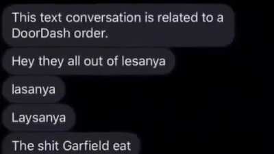 I just wanted to eat...