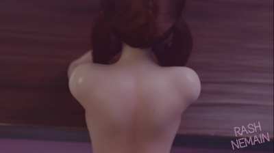 DVa Doggystyle Squirt Creampie (RashNemain)