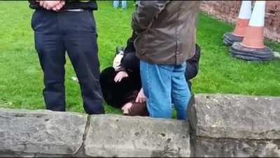 "I'm with all victims of slavery, colonialism, and imperialism... those eggs are the only justice those people will see... for all the people who died so that man could wear a crown." The man arrested for throwing eggs at King Charles in York speaks out.
