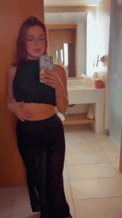 Mackenzie D traveling.