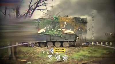 "Perun Company" Of the 79th Air Assault Brigade of Ukraine destroys an armored assault near Myrnohrad, November 2025