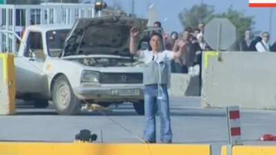 Hussam Abdu Bilal, a Palestinian child suicide bomber was captured at the Huwara checkpoint on this day, March 24, 2004, wearing an explosive belt. The IDF managed to save his life (Source and details in comments)