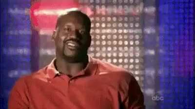 Shaq demonstrates the proper way for a big man to get into the water
