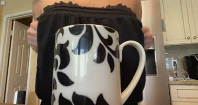 The best part of waking up&hellip; Is my tits in your face, who needs coffee&hellip;