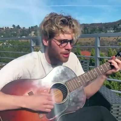 Luke doing his cover of &ldquo;Please Don&rsquo;t Go&rdquo; 10 years later