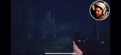 Cory with the perfectly cut scream
