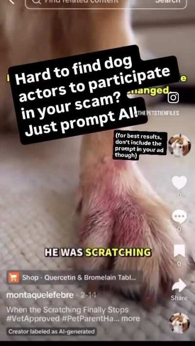 When you don&rsquo;t notice you posted the AI prompt on your Ad 😂