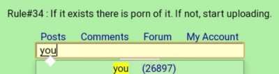 You