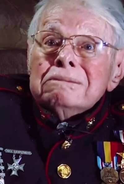 100 year old Marine worried about his country's future 