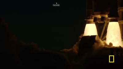 Request for Artemis II Slo-mo launch focusing on the boosters - NatGeo video