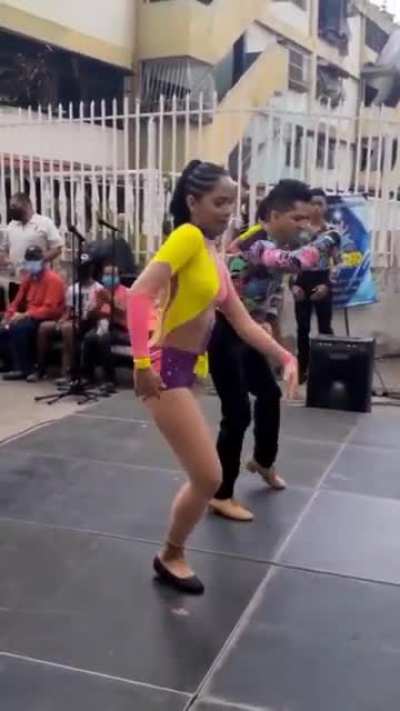 With moves like those one would think she has two legs.