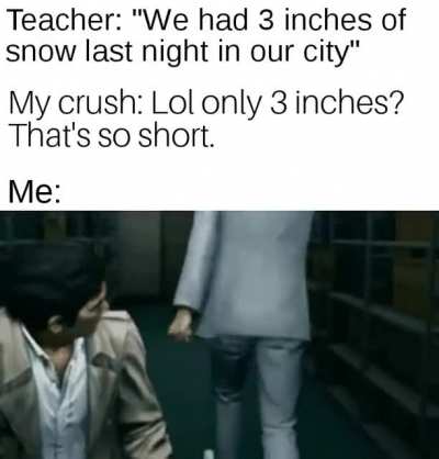 No no 3 inches is pretty long