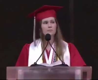 Texas high school student Paxton Smith secretly swapped out her approved valedictorian speech for a new one &ndash; in protest of the state&rsquo;s abortion law