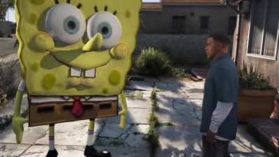 Spongebob roasting Franklin