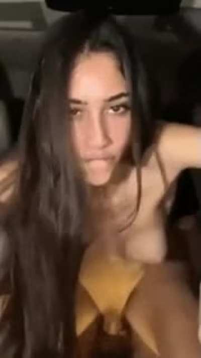 Riding in the car