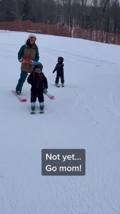 Mic&rsquo;d up 3yo hits the slopes