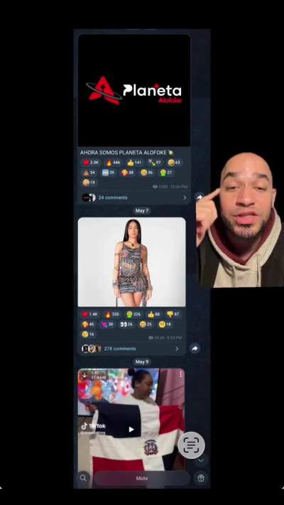 Planeta Alofoke Exposed for Botting by IShowSpeed Fans in his Telegram Chat