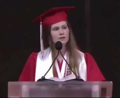 Texas high school student Paxton Smith secretly swapped out her approved valedictorian speech for a new one &ndash; in protest of the state&rsquo;s abortion law