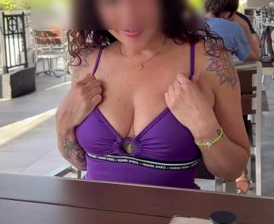 Flashing always gets me all wet and giggly