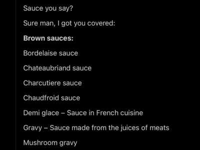 Recipe to greatness