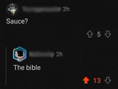 God bless the sauce