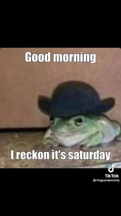 i reckon