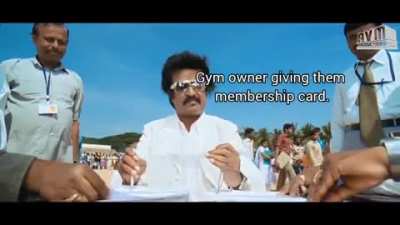 Gym owners on 1st January.