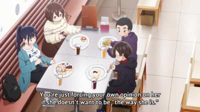 "You don't get to stop her from wanting to change herself" [The Dangers In My Heart S2]