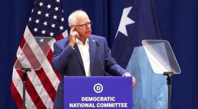 Tim Walz on Kamala Harris: &ldquo;We wouldn't wake up every day to a bunch of shit on TV &amp;amp; a bunch of nonsense. We would wake up to an adult with compassion &amp;amp; dignity &amp;amp; vision &amp;amp; leadership doing the work. Not a manchild crying about whatever is 