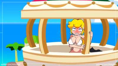 Princess Peach at the amusement park🥵