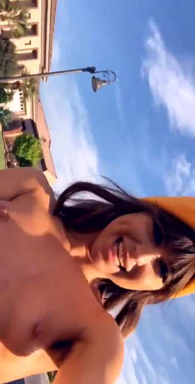 Riley's naked outing