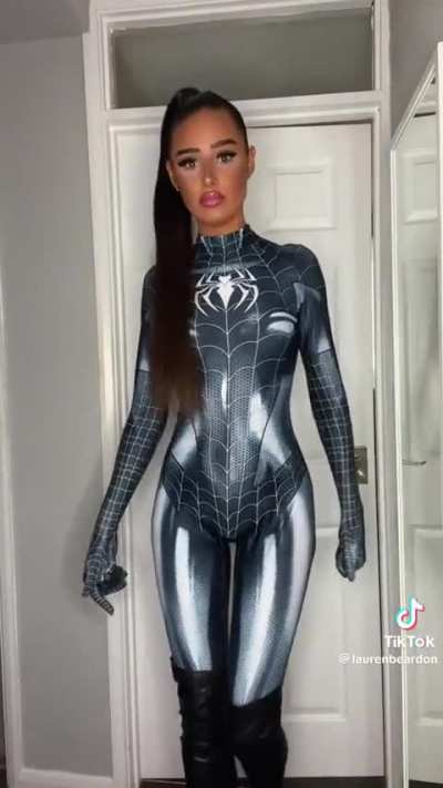 I’d cover her in web 