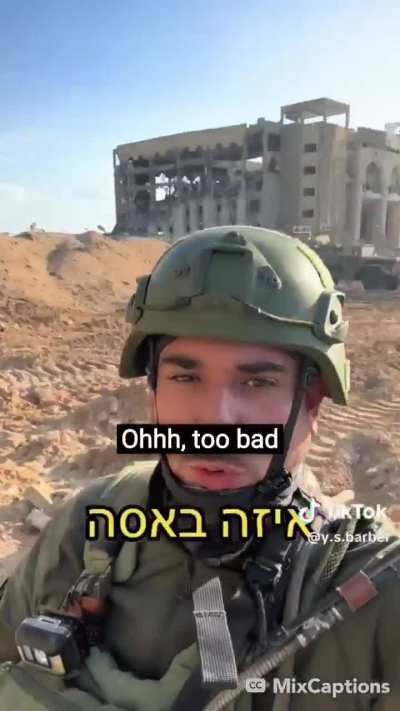 &ldquo;For all those asking why there is no education in Gaza. We bombed them. That sucks. That&rsquo;s how you will never become engineers anymore.&rdquo;