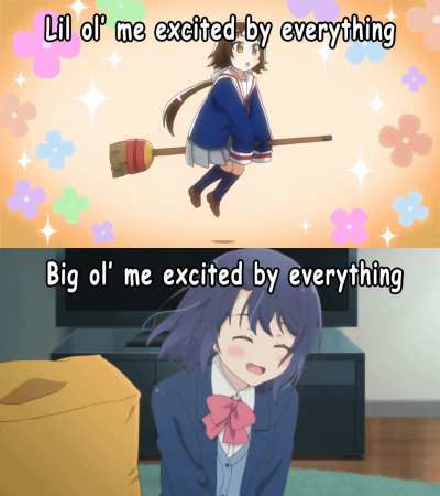excitement overload