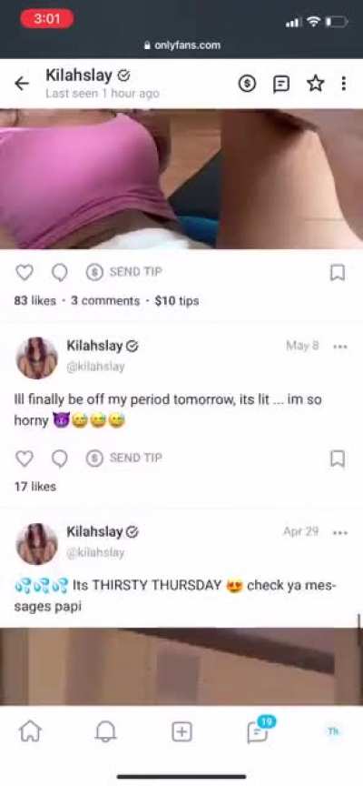 I just bought her onlyfans sign up to Robinhood with my referral link and message me after for the link to her telegram. Link to RH in comments. (RH is a free investing app btw)