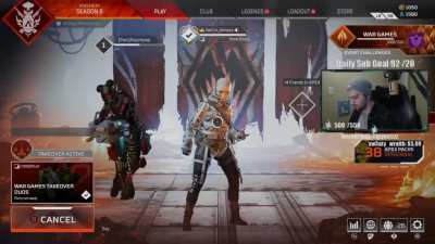 Just a casual Caustic destroying 2 twitch streamers