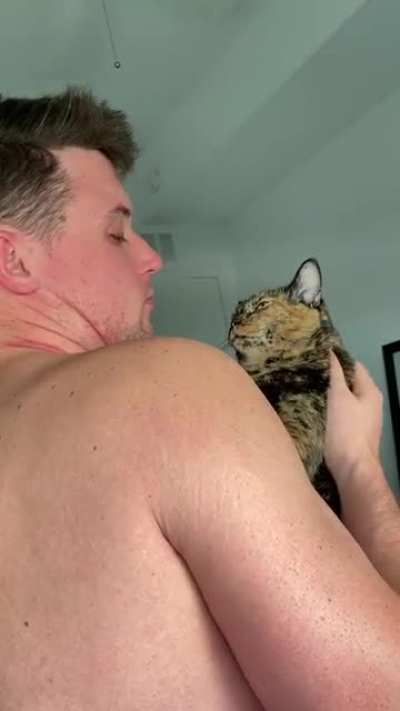 My boyfriend now wakes up and the first thing he asks is &ldquo;where is my cat?&rdquo; That&rsquo;s actually my cat.