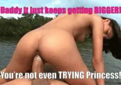 Stop playing with daddy&rsquo;s cock-