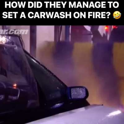 &ldquo;The thing is, we've managed to set fire to something that's basically made of water!&ldquo;