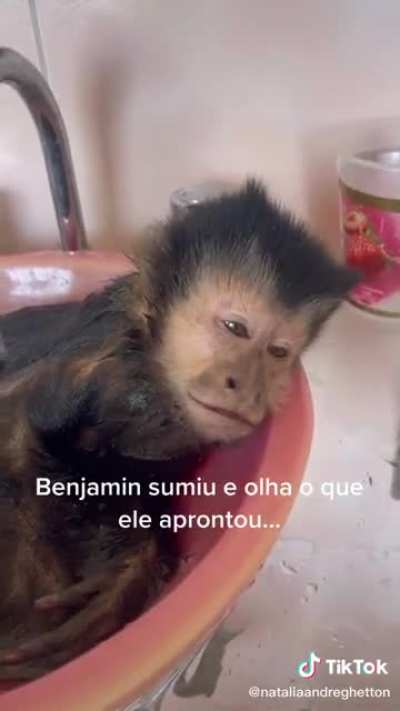 muquinha indo tomar banho pra se encontrar com a mayumi