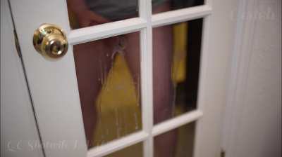 Watching her fuck 3 real men made me cum&hellip; I had to clean creampies post-nut 😅